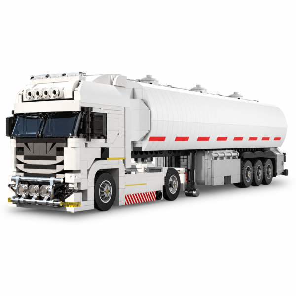 Semi Truck & Refrigerated Trailer Building Block Set