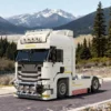 Semi Truck & Refrigerated Trailer Building Block Set