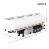 Semi Truck & Refrigerated Trailer Building Block Set