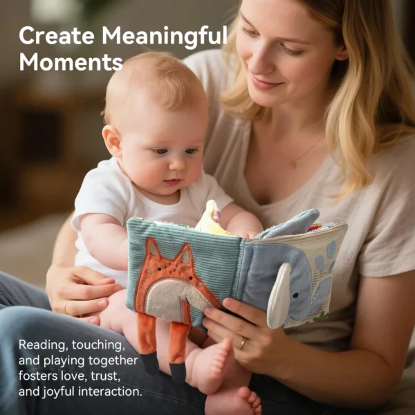 Montessori Sensory Activity Cloth Book