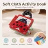 Montessori Soft Cloth Activity Book