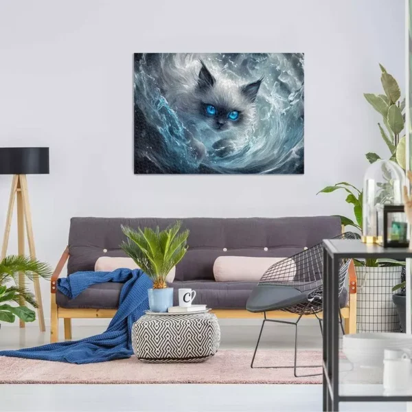 sg-11134301-825a5-mrr7z1somqkk43 Mystical Blue Eyed Kitten Jigsaw Puzzle